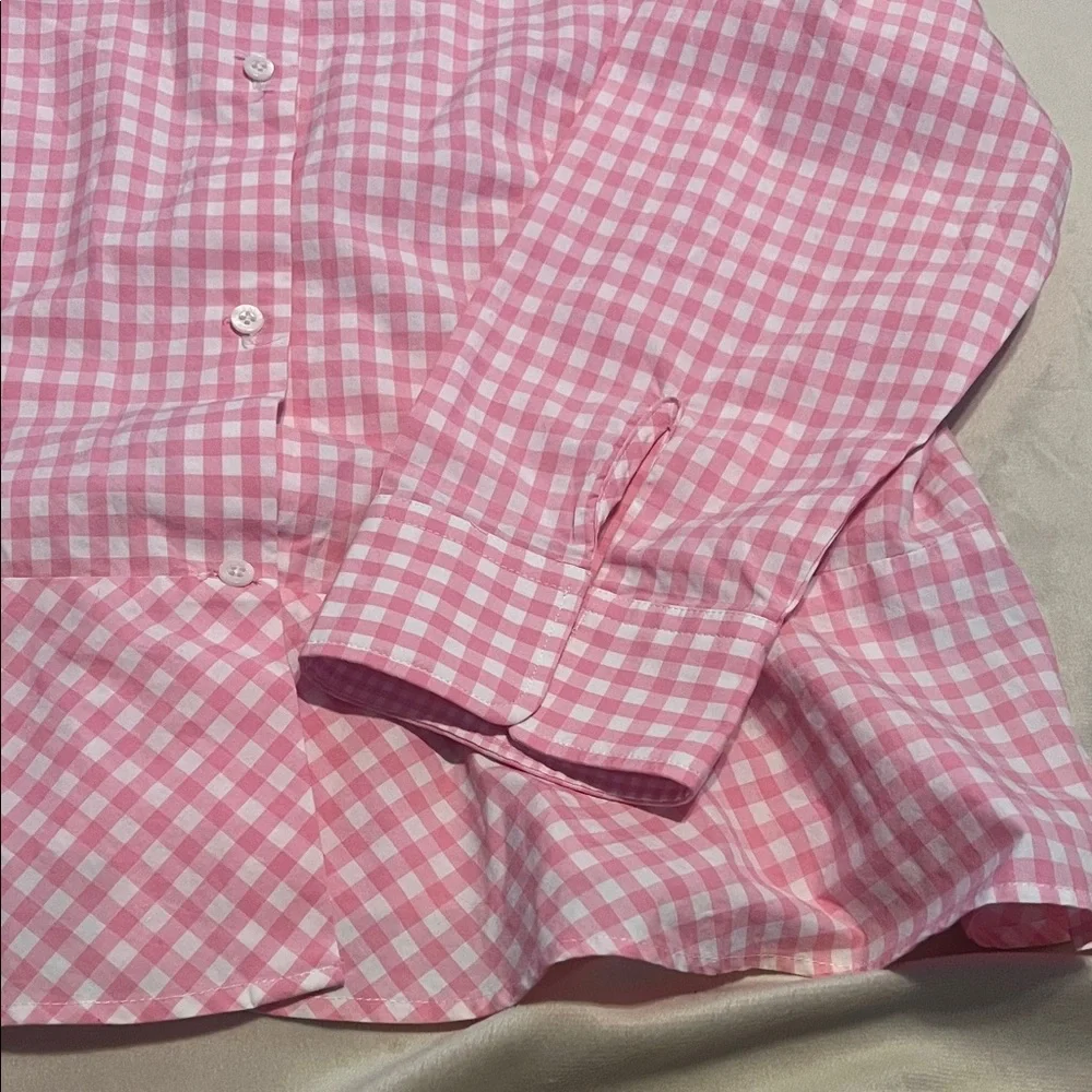Pink Gingham girls Ralph Lauren Shirt